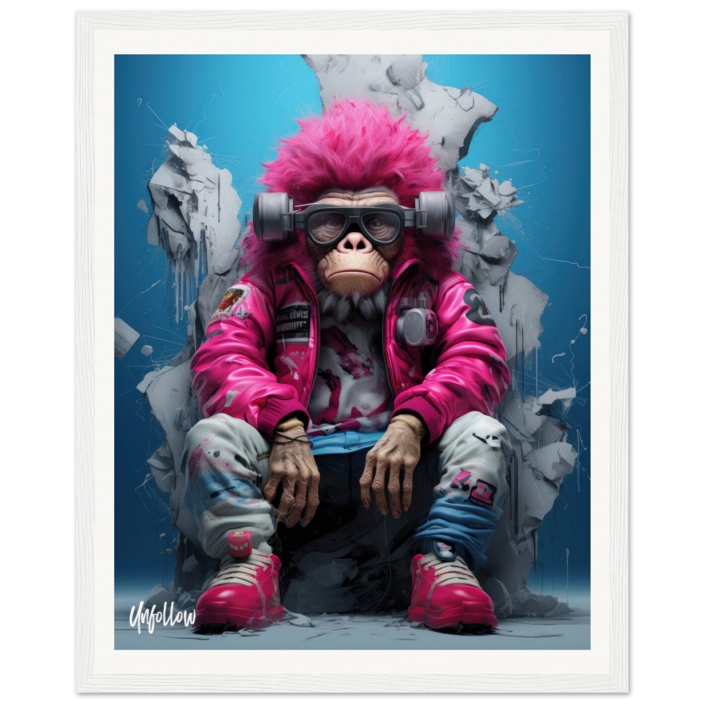 Museum-Quality Matte Paper Wooden Framed Poster 40x50cm/16x20"