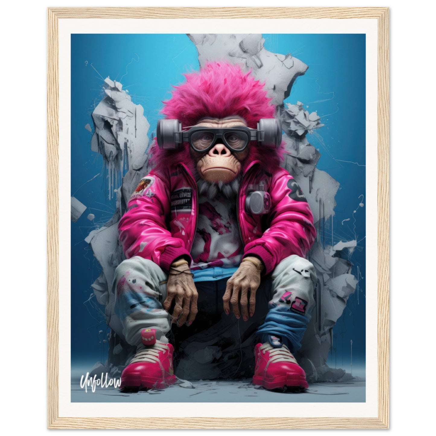 Museum-Quality Matte Paper Wooden Framed Poster 40x50cm/16x20"